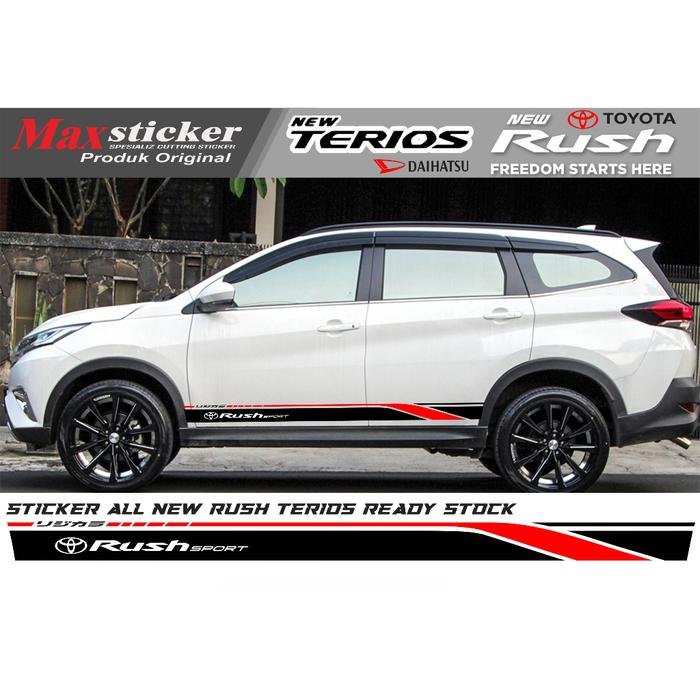 STICKER MOBIL ALL NEW RUSH TERIOS 2018 2023