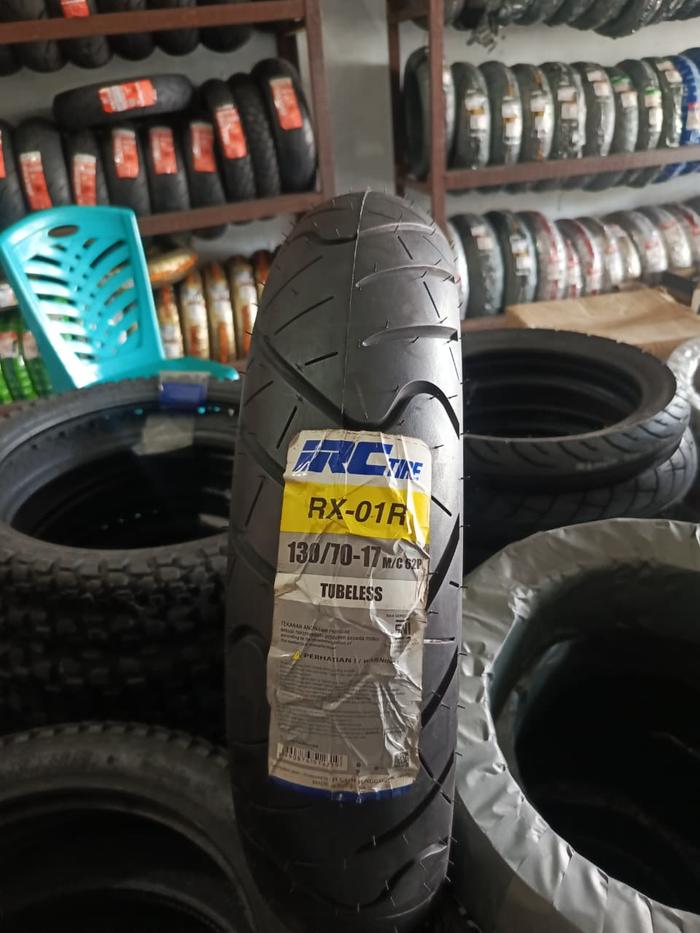 IRC Ban Motor RX-01R 130/70-17 Tubeless Kualitas Terbaik untuk Keamanan dan Kinerja Optimal