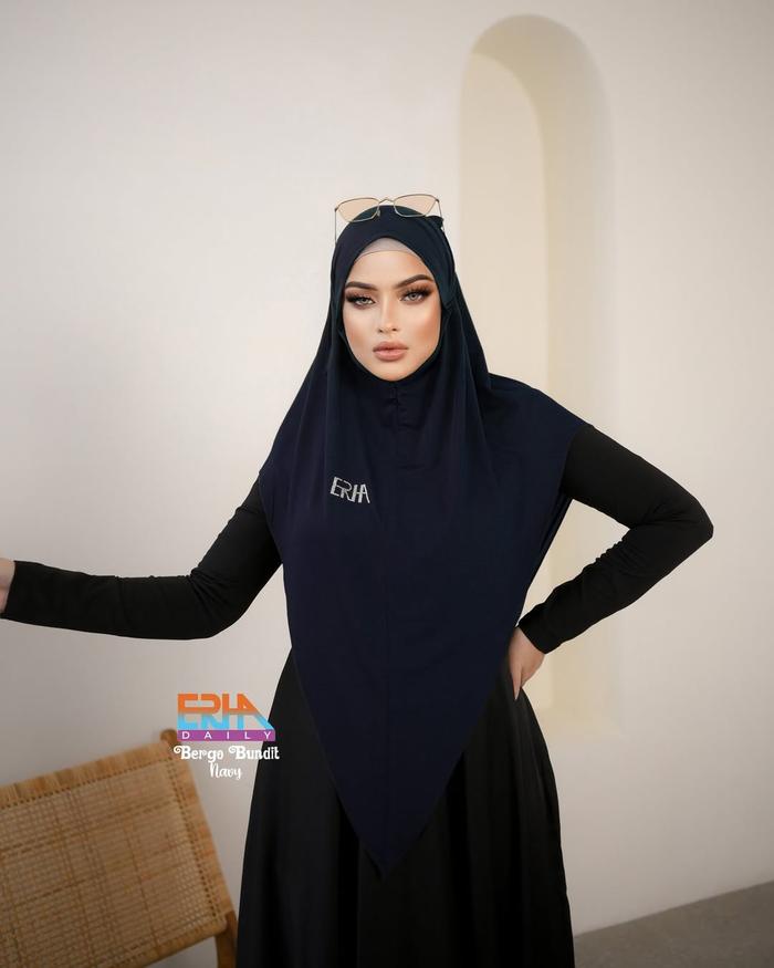 ER.HA - Bergo Bunndit | Hijab Instan Muslim Panjang Kerudung Syari