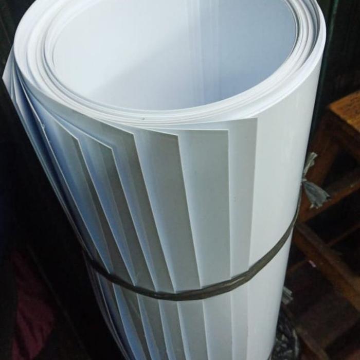 PVC Putih Susu lembaran 0,5mm 1mm