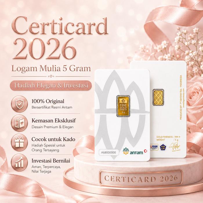 LOGAM MULIA UBS 5 GRAM PRESS 5 gr EMAS ASLI 24 KARAT