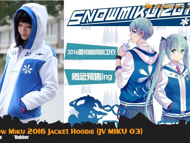 Jaket Hoodie Zipper Hatsune Miku Snow Miku 2016 JV MIKU 03
