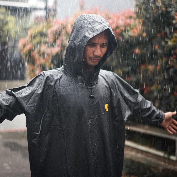 Jas Hujan Raincoat Gunung Mantel Tromax Waterproof Riding Setara Eiger Pasti Promo