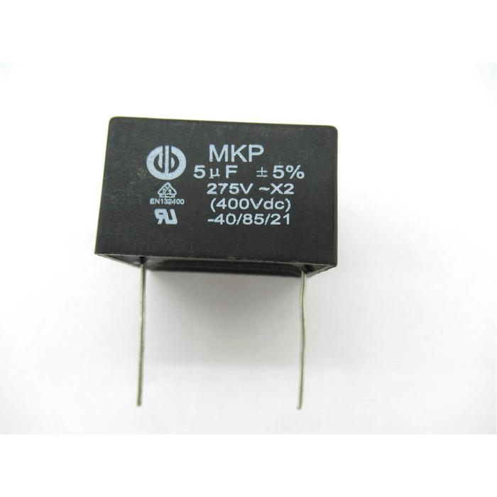 100% New and original 5UF 275V-400V MKP-X2 Specification: 5UF 275 X2