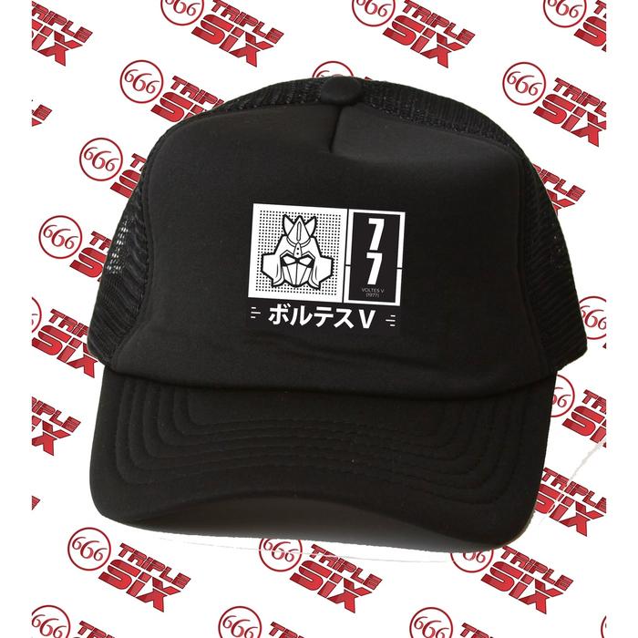 Topi Trucker Voltus V Voltes 1977 Logo