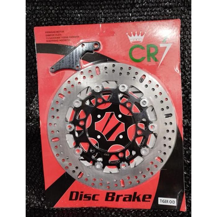 PIRINGAN CAKRAM TIGER LEBAR 300MM PLUS BREKET DISC CAKRAM BULAT FLOATING BLACK CB150R OLD TIGER LAMA