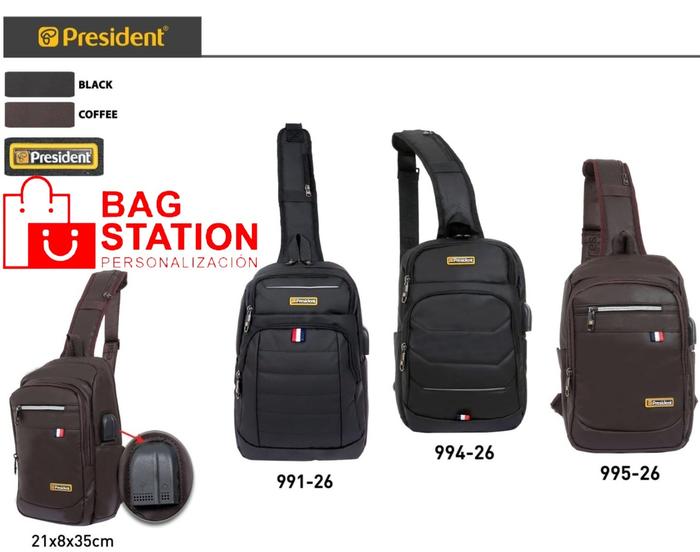 CHEST BAG PRESIDENT ORIGINAL TAS SELEMPANG PRESIDENT ORIGINAL SLING BAG PRESIDENT ORIGINAL TAS PRIA