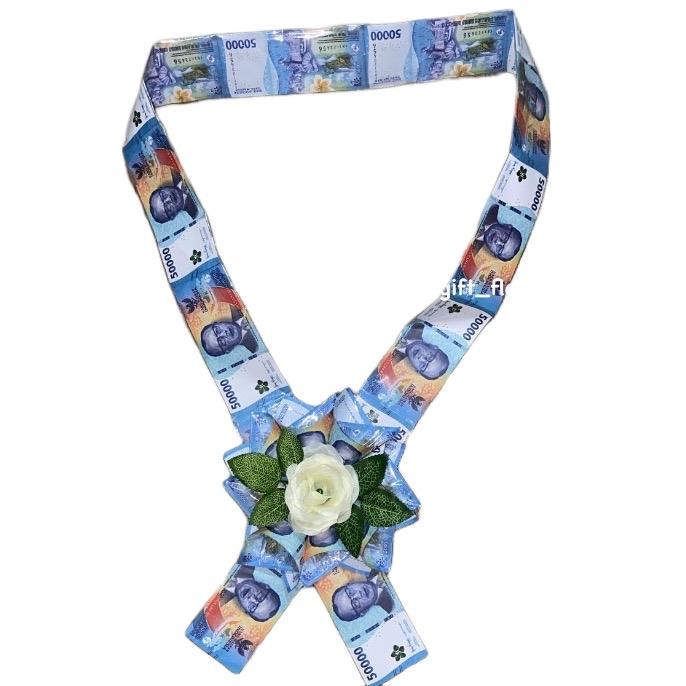 Kalung Mainan Pecahan 5K 10K 20K 50K 100K Wisuda Perpisahan Rgift Florist