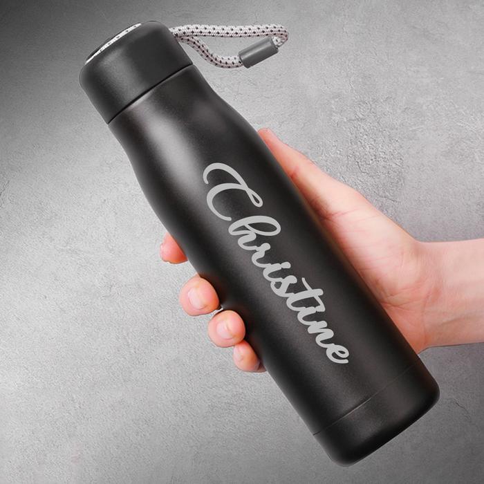 Custom Name Mug Stainless Steel Thermos Car Water Bottle Christmas