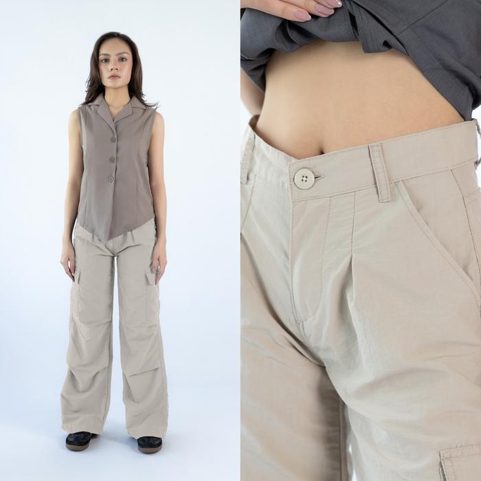 Celana Cargo Pants Korean Style  | ELORAE - Kara Cargo Pants
