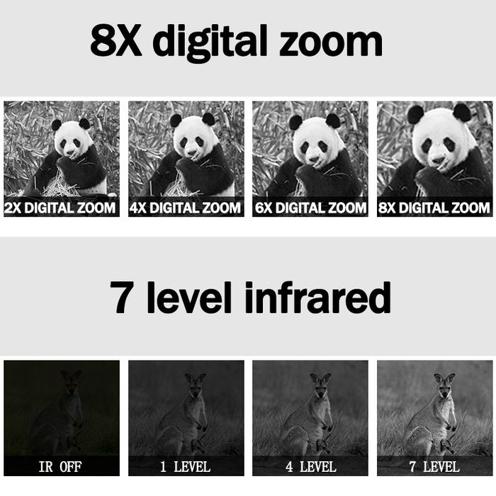 10X42 Pengukur Jarak Laser Teropong untuk Berburu 1500M Pengukur