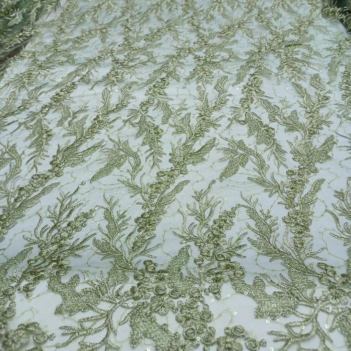 Kain Tile Payet/Tile Spider/Kain Brukat Brokat Mewah/Bahan Brukat