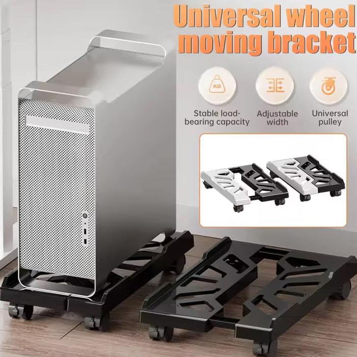 Grand Mall - Stand CPU Komputer | Rak CPU Adjustable | Dudukan PC Beroda