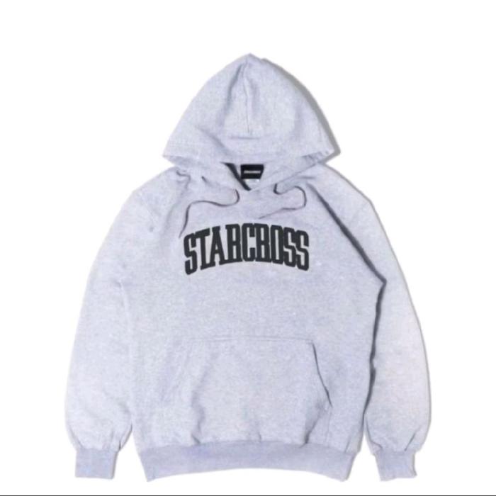 Hoodie Distro Starcross Grey Misty Hoodie - Hoodie Grey Tebal