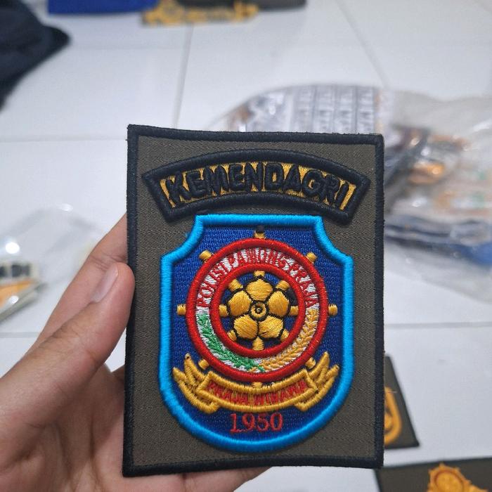 Atribut bordir PDL POLPP Satuan tanpa pangkat