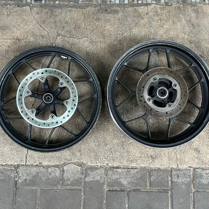 Velg velk depan belakang honda supra gtr 150 original copotan fullset