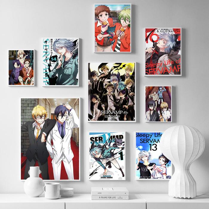 Servamp Cartoon Manga Poster Japanese Anime Print Art Modern Canvas