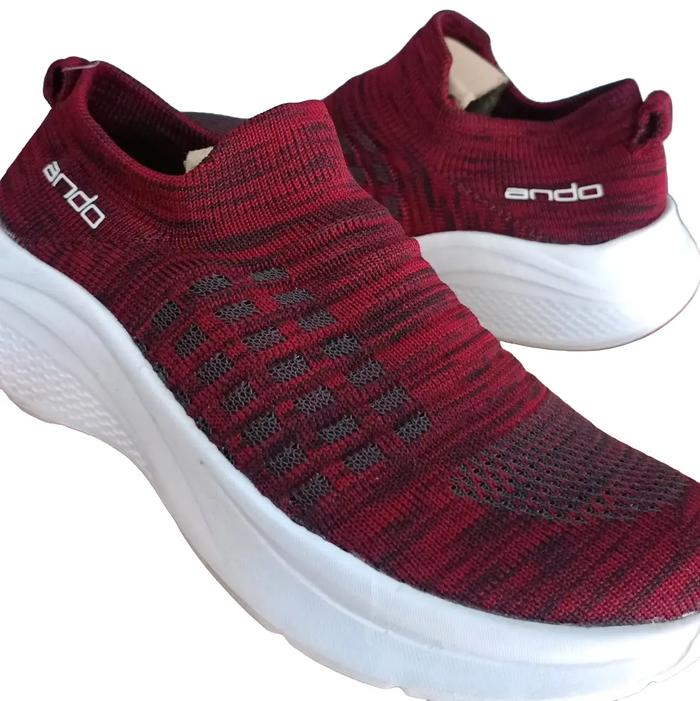 Sepatu Kasual Pria Ando Rajut dengan Model Trendy - Sandal, Shoes, Sendal