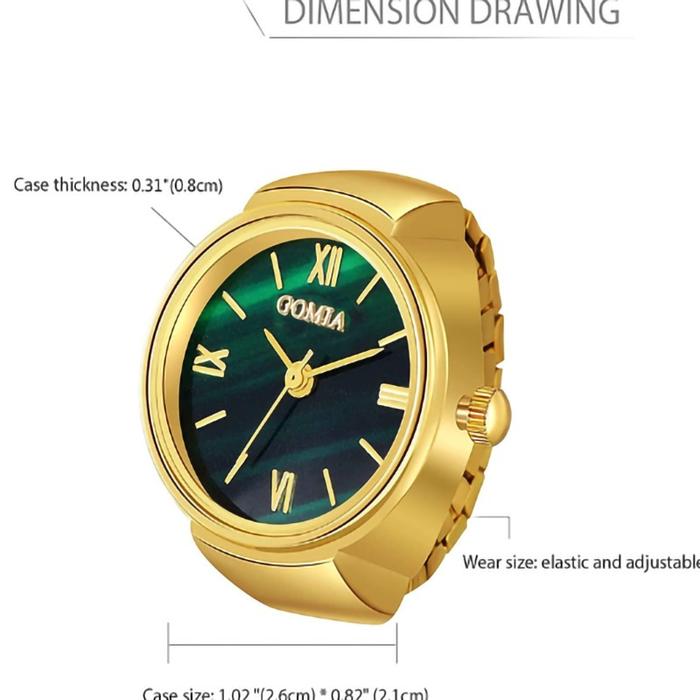 Jam Tangan Cincin Pria Jam Jari Jam Cincin Jam Cincin Pria Jam Cincin Wanita Jari Cincin Model Jam T