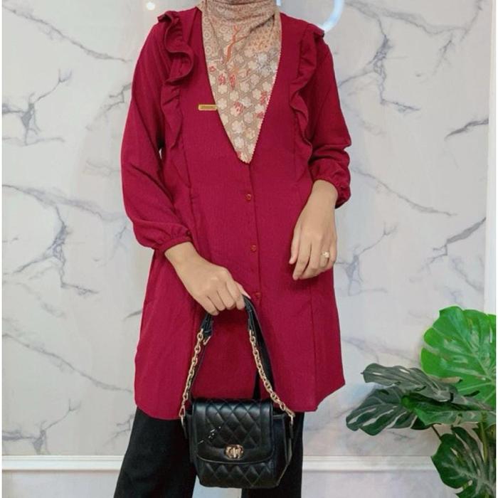 HAIDA TUNIK / ATASAN WANITA MUSLIMAH / BAJU TUNIK