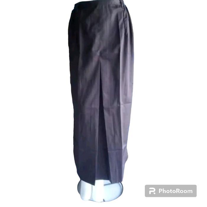 GUYS BELII Rok Span Rempel Satu SMA Abu,Hitam,Cokelat dan Putih Wanita Panjang Dewasa Coklat Cewek M