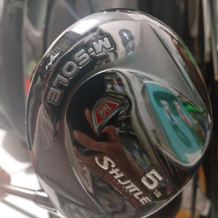 STIK GOLF WOOD 5 MARUMAN SHUTTLE M- SOLE FLEX R SHAFF CARBON GRAPHITE SHAFT DESIGNED BY MARUMAN GRIP