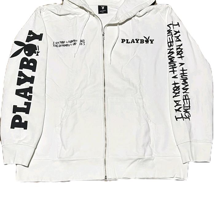 Zhipper Hoodie Playboy X Im not human being.
