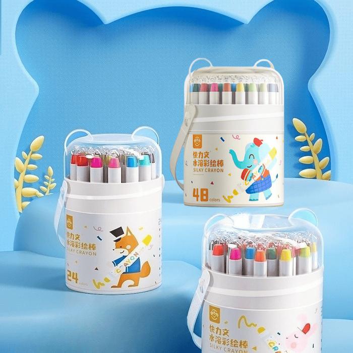 Geva Ready Stock Enmy 36 Warna Crayon Putar Crayon Washable Aman Dan Tidak Beracun Terbaru !!!