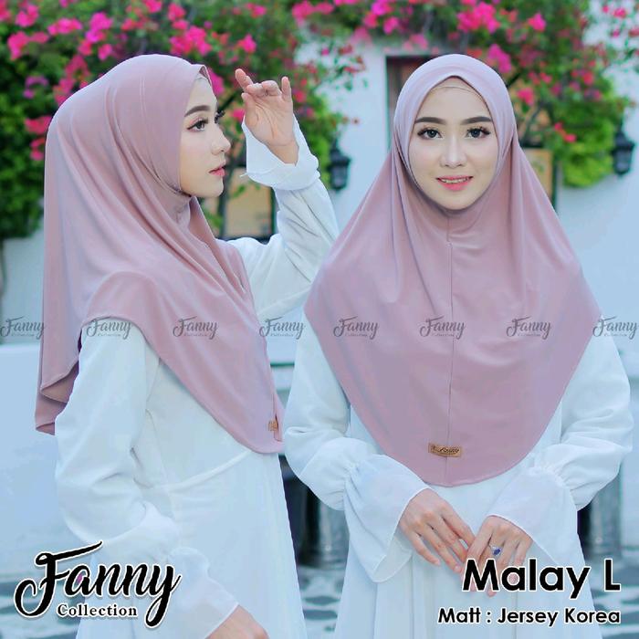 hijab instan Sorong malay,bergo malay SZ L bahan Jersey Korea premium kualitas terjamin klo gak perc
