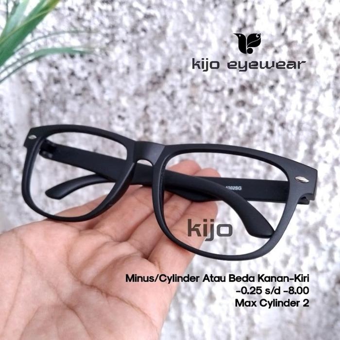 Kacamata Lebar Minus 8 7 4 6 5 3 1 2 Silinder Custom Lensa Request Minus Beda Kanan Kiri Antiradiasi