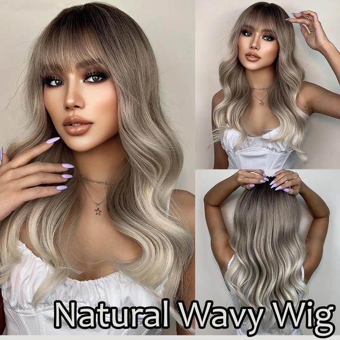 Rambut Palsu Panjang Model Gelombang - Rambut Palsu Wanita - Rambut Palsu Perempuan - Rambut Palsu G