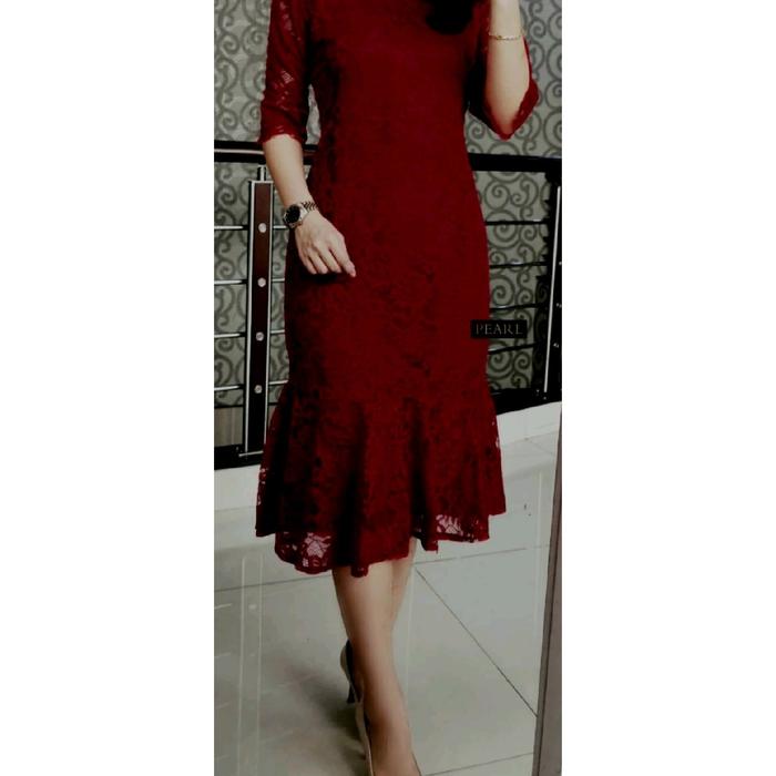 dress rendaa model duyung