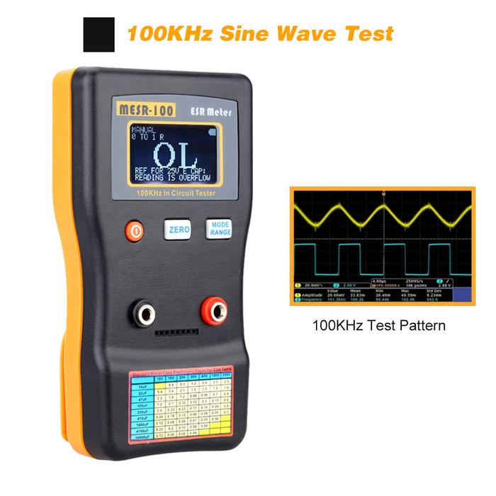 KKMOON MESR-100 ESR Capacitance Ohm Meter Professional Measuring