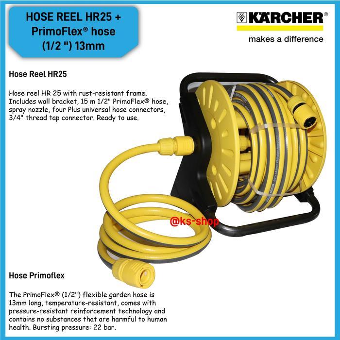 Karcher HR25 Hose Reel Selang Air | Karcher HR 25 + Selang Air 1/2"-1M