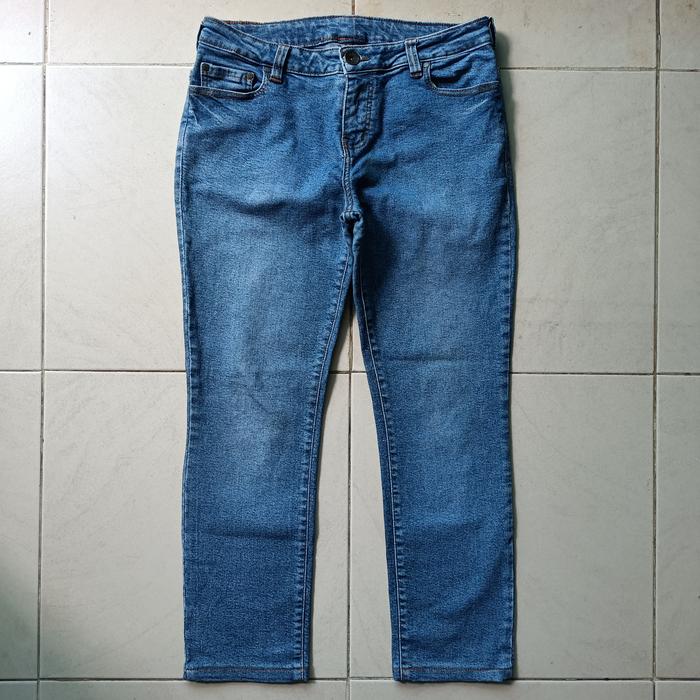 Celana Jeans C2 Blue Wanita Second Original