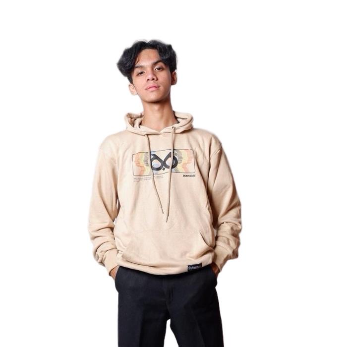Hoodie Donchelzie brown last breath unisex katun