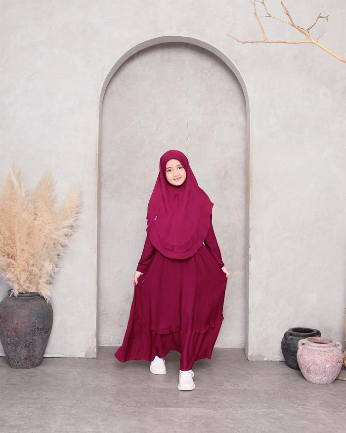 Gamis Anak Cantik Rayon Premium -Raunapride - RGA 07