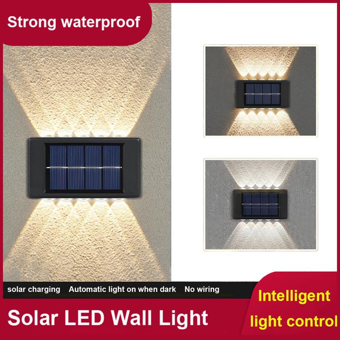 Lampu Dinding tenaga surya, lampu Led tenaga surya luar ruangan tahan