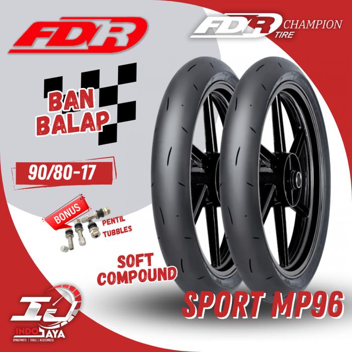 Ban Luar Fdr Champion Sport Mp 96 (90/80-17) Ring 17 / -17 Ban Bebek Tubeless Mp96 / Mp-96 Ban Balap