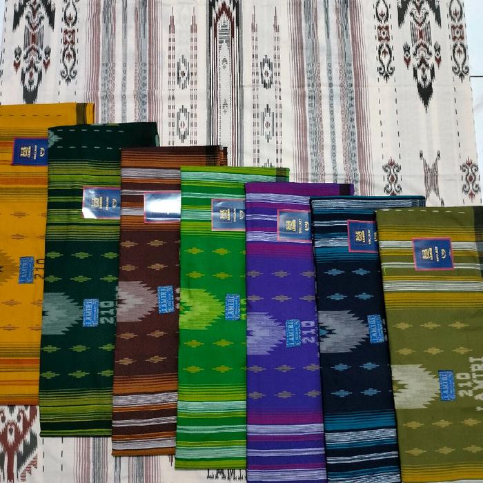Sarung Lamiri Original Tipe TKD Baru Motif Kembang Doby Rayon Lembut - Nyaman untuk Dewasa - Kotak, 