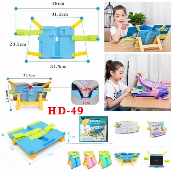 Holder Ipad / Stand Penyangga buku HD-49 sandaran anak book stand HD49