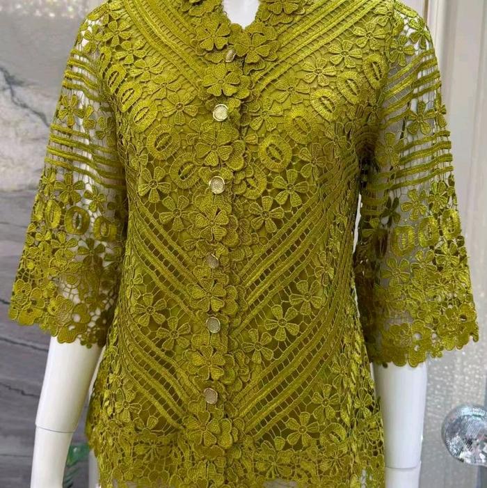 Atasan brokat cz premium baju wanita terbaru full brokat