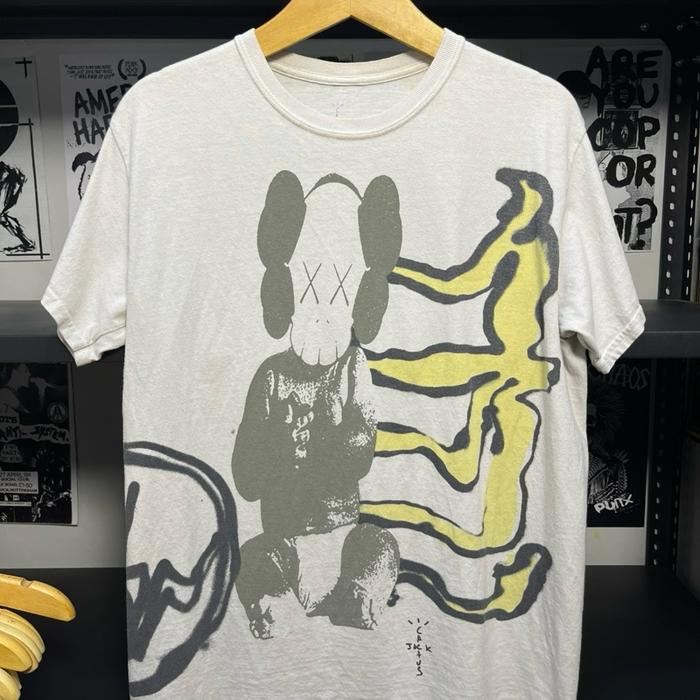 Kaos Cactus jack x travis scott x kaws 100% original