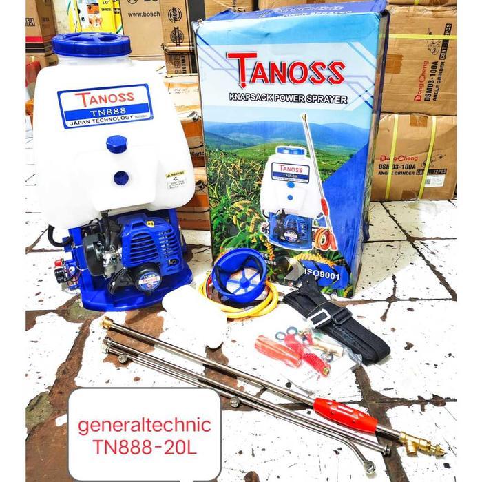 Knapsack Sprayer Tanoss TN888 2Tak 20 Liter Mesin Kabut Tanoss Knapsack Power Sprayer x Knapsack Mus