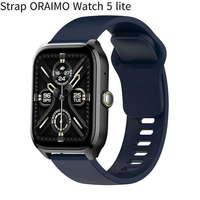 NEW Strap Smartwatch ORAIMO Watch 5 Lite Silicone Tali pengganti oraimo watch 5 lite