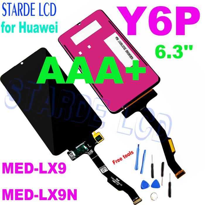 6.3'' Display for Huawei Y6P LCD Touch Screen Digitizer Replacement