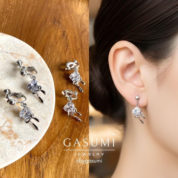 PEVITA - Anting Jepit Tanpa Tindik Earclip Clip Earrings Klip Anting Giwang Klep No Pierced Earring