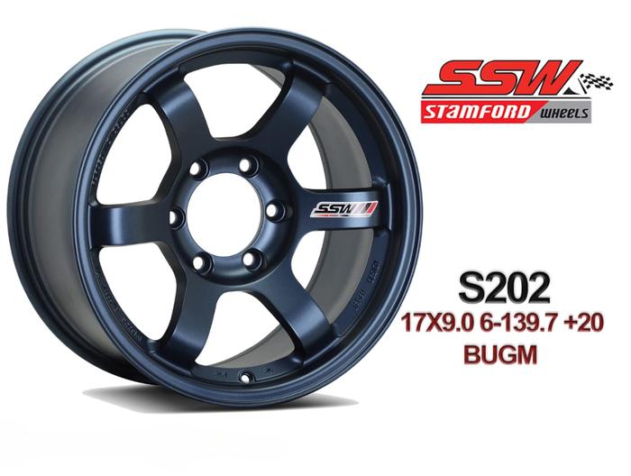 Velg ORI R17 17x9" 6x139 ET 20 SSW 202 S202 Blue Gun Metalic blue