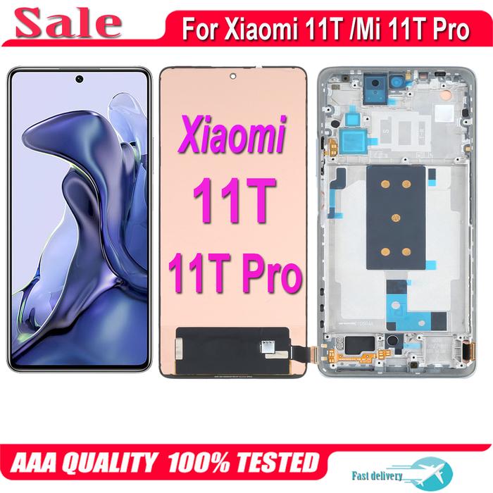 Original For Xiaomi 11T Pro 11TPro 2107113SG LCD Display Touch Screen