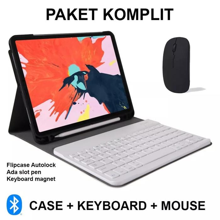 Samsung Galaxy Tab S6 Lite | Tab S7 | Tab S8 | Tab S7 FE | Tab S7+ | Tab S8+ Paket Lengkap Casing + 